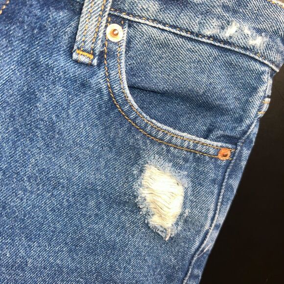 TOMMY JEANS| Izzy High Rise Slim jeans Y2K VTG Raw Hem Size 25x30 EUC - Picture 4 of 14